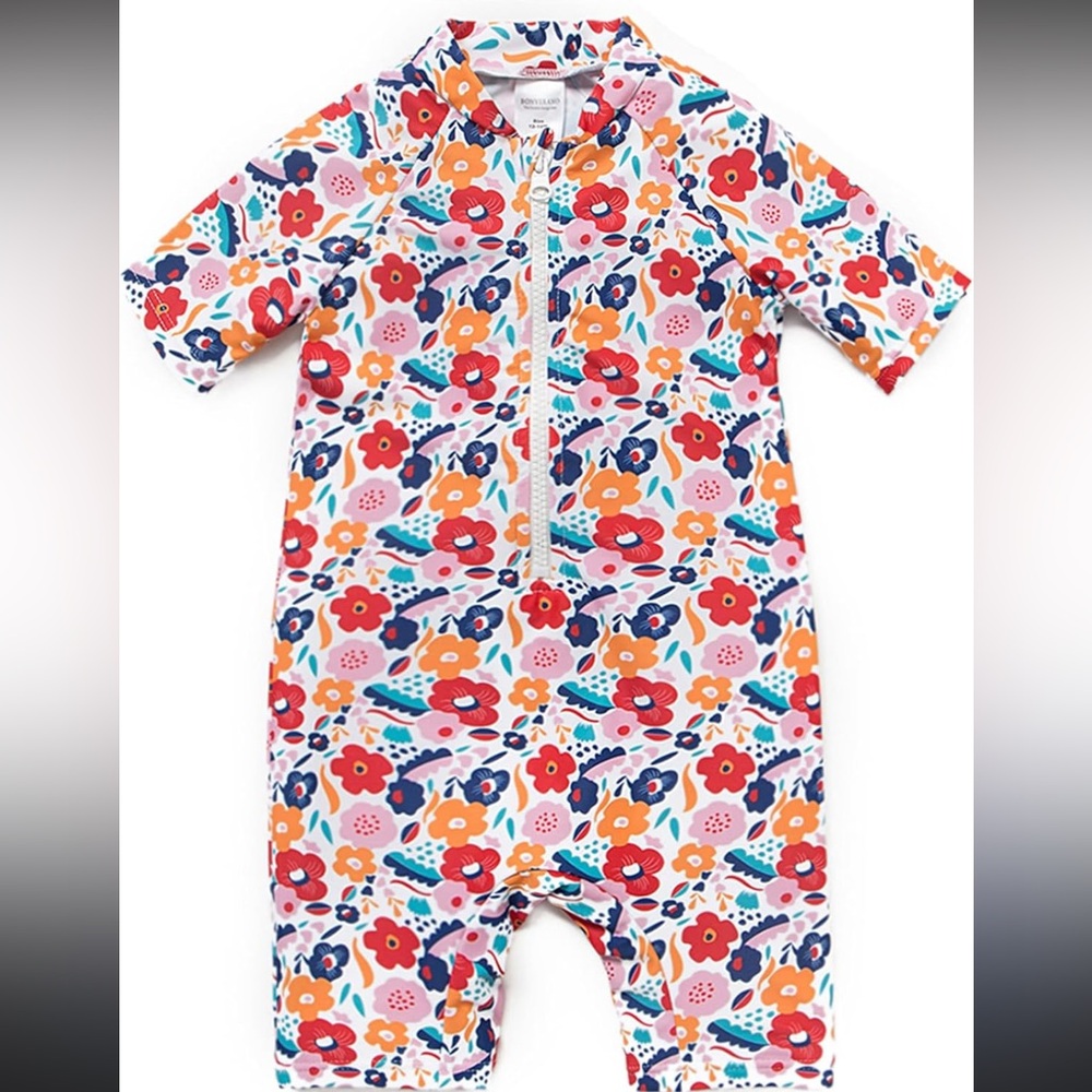 Bonverano One Piece Long Sleeve Swimsuit Rash Guard Bodysuit